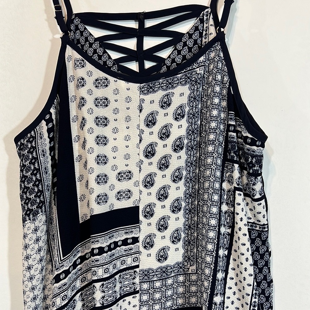 JEALOUS TOMATE DRESS COLOR BLUE/WHITE SIZE L - Picture 11 of 13